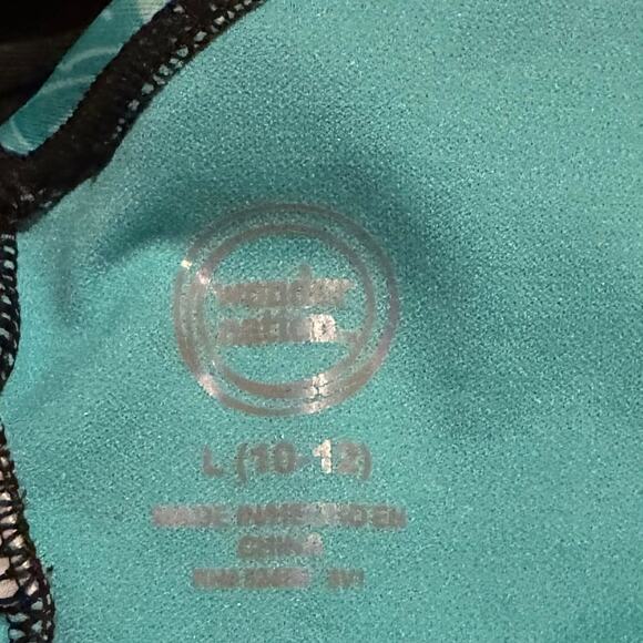 Wonder Nation Kids Rainbow Flutter Swimsuit Bikini Top Girls L 10-12 - Picture 2 of 5